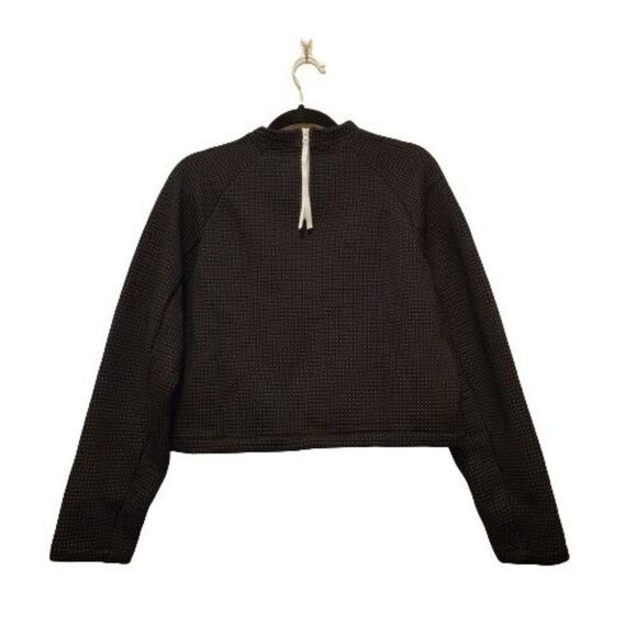 Nike Womens Top Black M Sweatshirt Sportswear Tech Pack Top  Back Zip - Picture 9 of 13